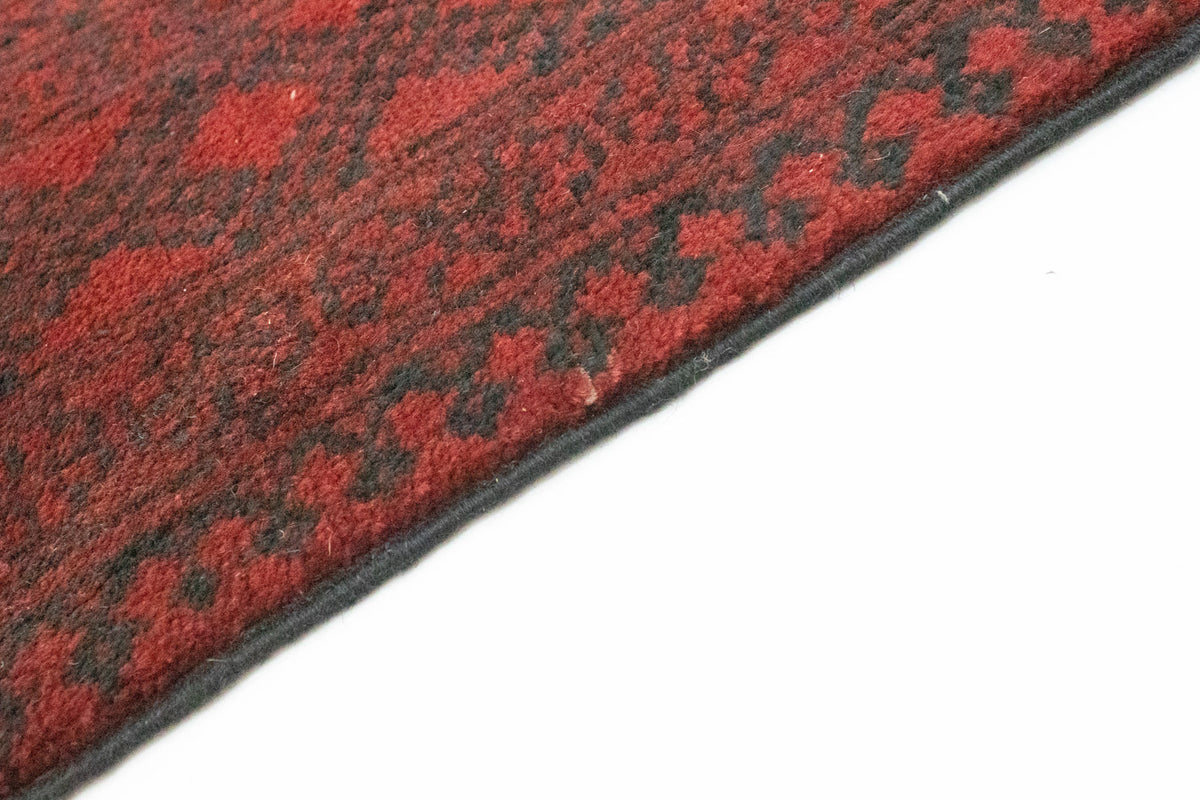 Afghan Rug - Filpa - 345 x 256 cm - dark red