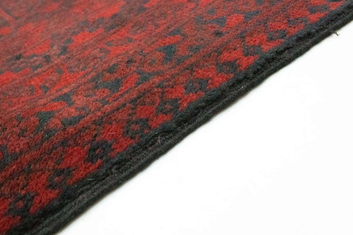 Afghan Rug - Filpa - 329 x 250 cm - dark red