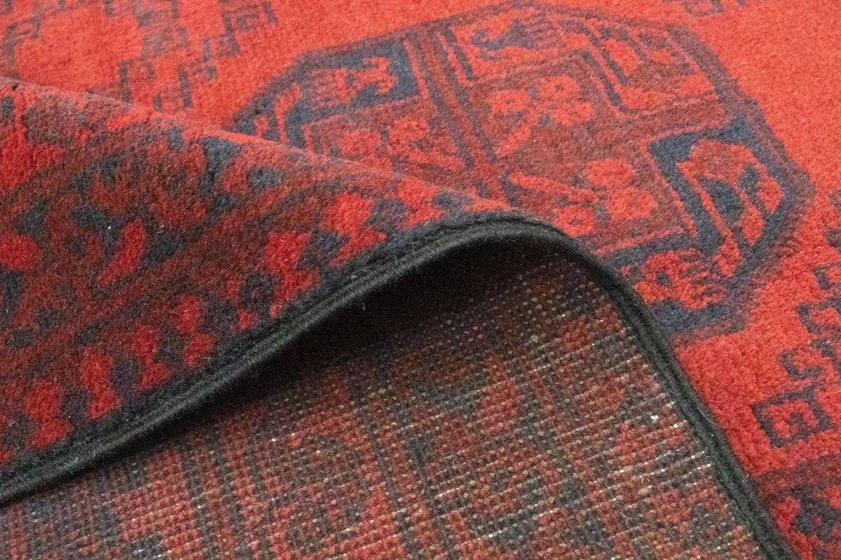 Afghan Rug - Filpa - 329 x 250 cm - dark red