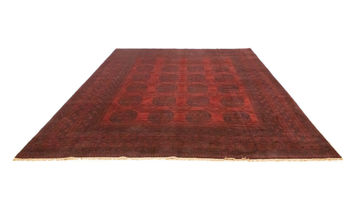 Afghan Rug - Filpa - 329 x 250 cm - dark red