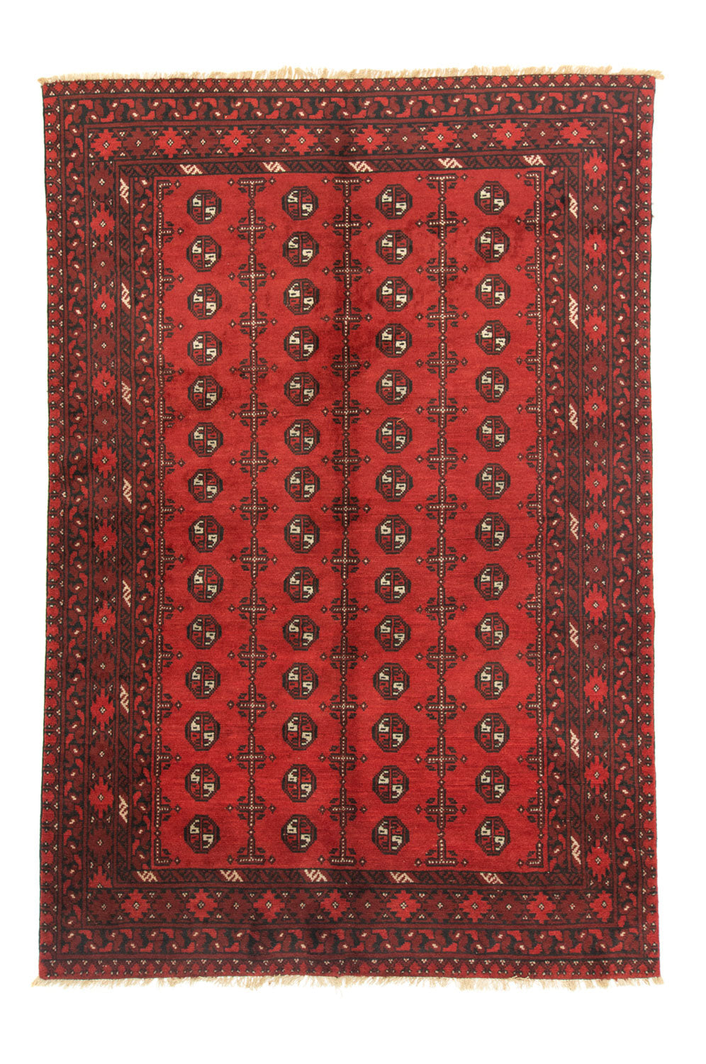 Afghan Rug - Filpa - 242 x 163 cm - red