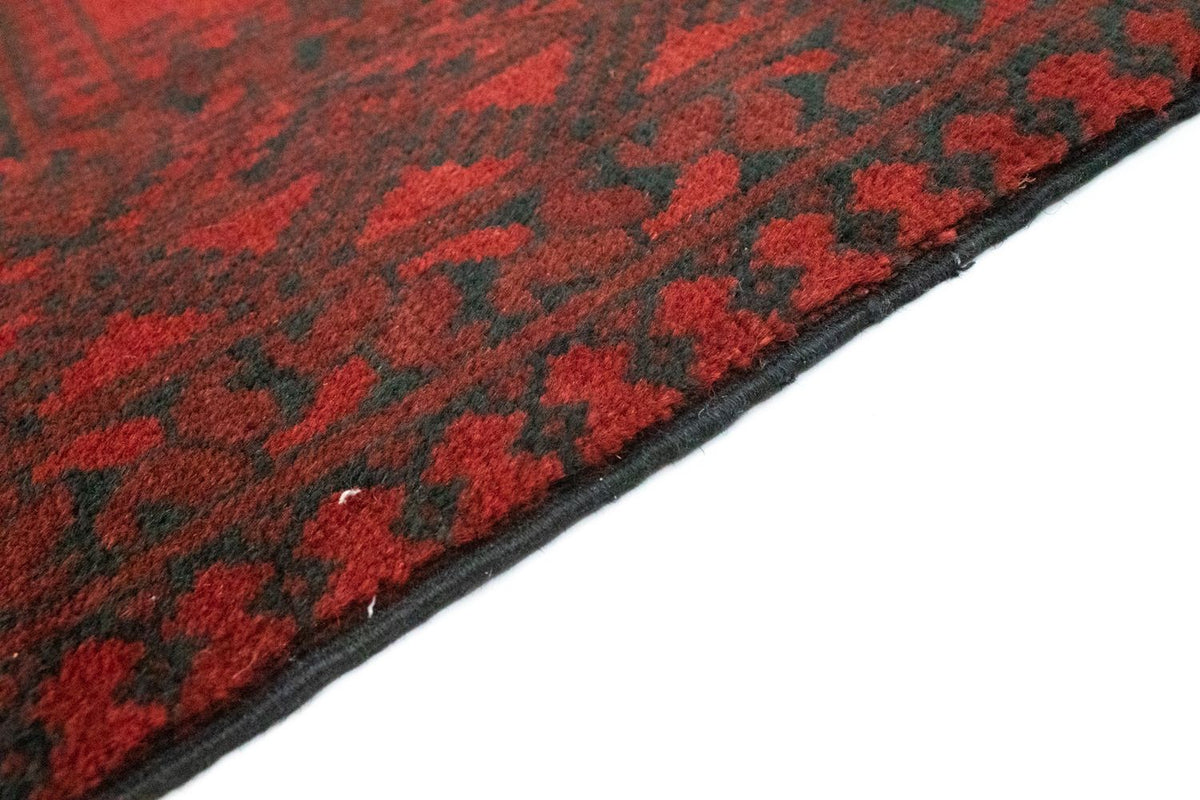 Afghan Rug - Filpa - 196 x 145 cm - red