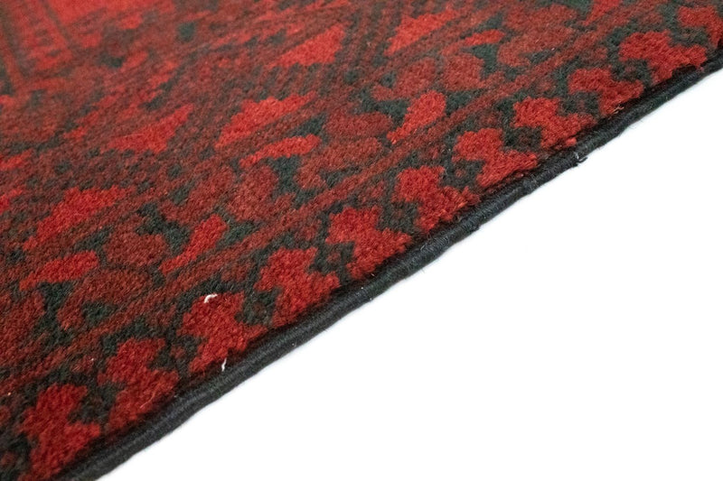 Afghan Rug - Filpa - 196 x 145 cm - red