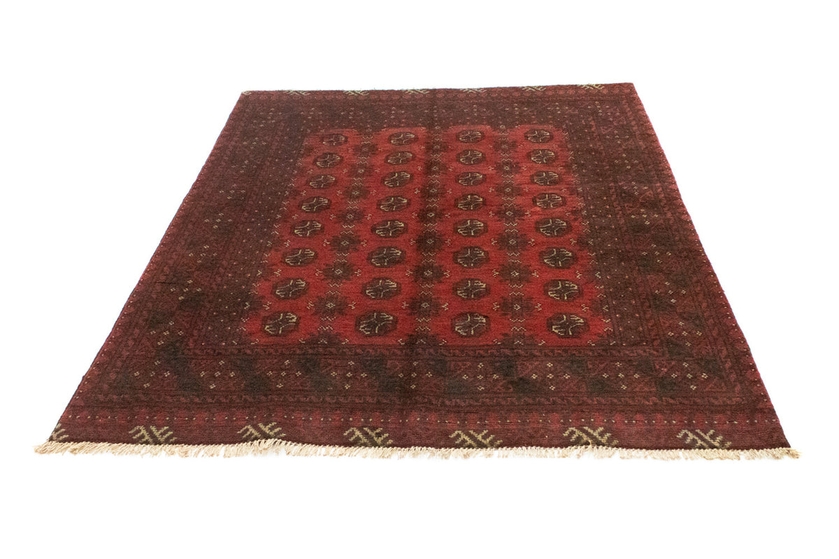 Afghan Rug - Filpa - 187 x 148 cm - red