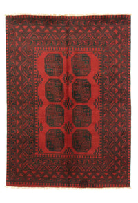 Afghan Rug - Filpa - 200 x 146 cm - red