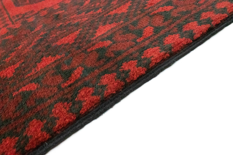 Afghan Rug - Filpa - 200 x 146 cm - red