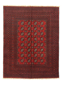 Afghan Rug - Filpa - 193 x 149 cm - red