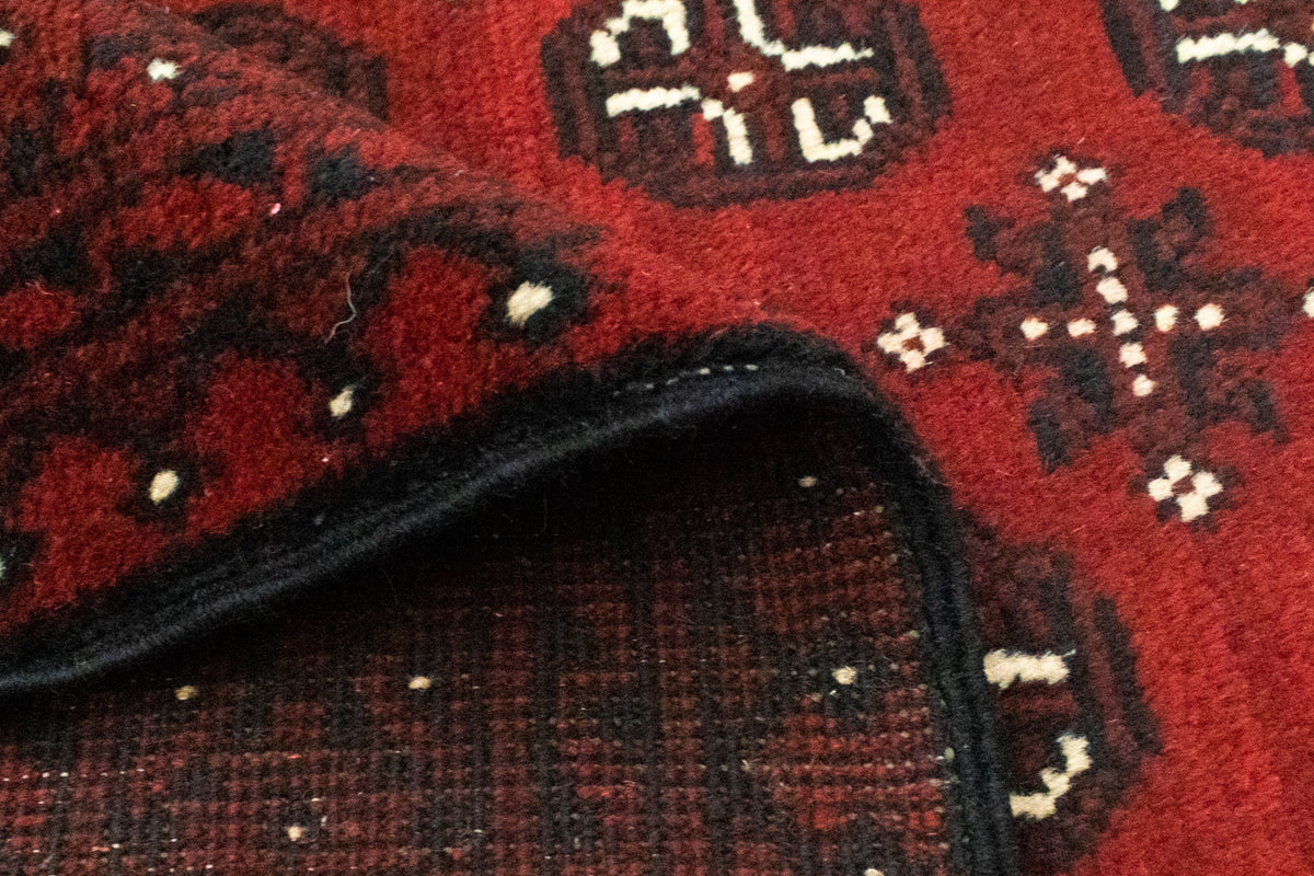 Afghan Rug - Filpa - 193 x 149 cm - red