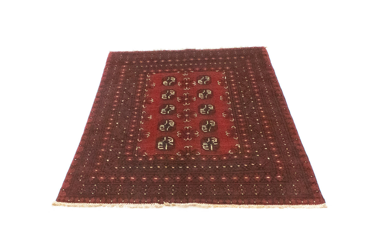 Afghan Rug - Filpa - 141 x 98 cm - red