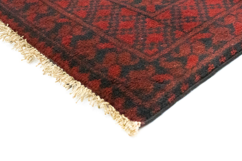Afghan Rug - Filpa - 194 x 151 cm - red