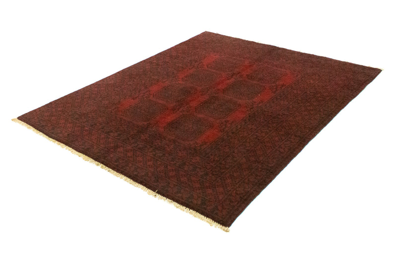 Afghan Rug - Filpa - 194 x 151 cm - red