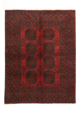 Afghan Rug - Filpa - 193 x 147 cm - red