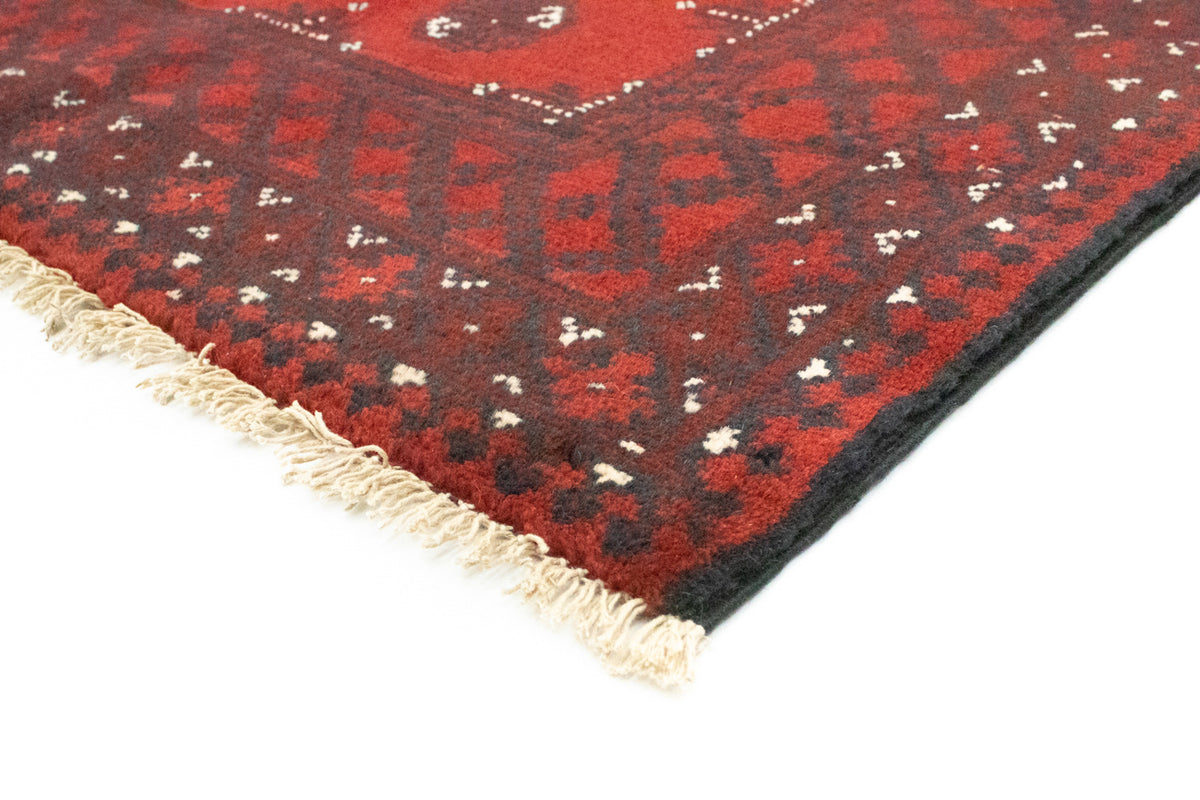Afghan Rug - Filpa - 192 x 99 cm - red