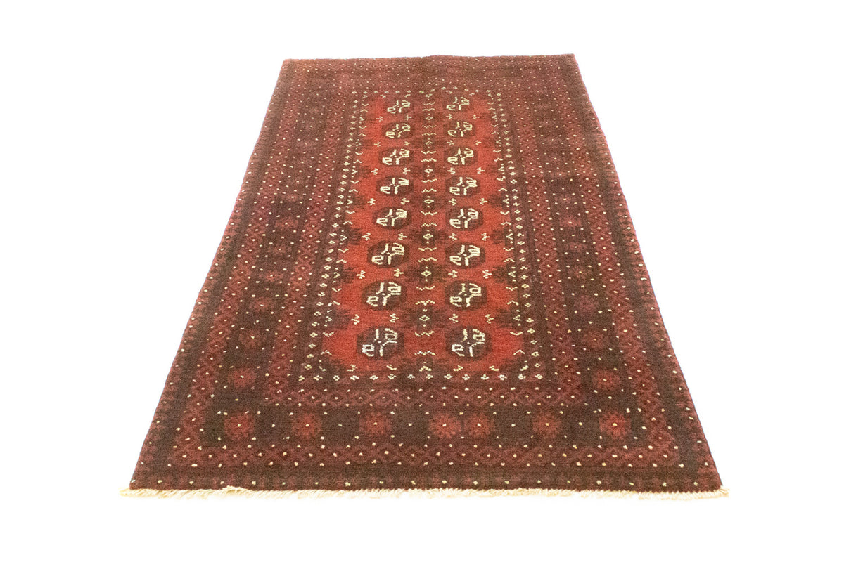 Runner Afghan Rug - Filpa - 200 x 100 cm - red