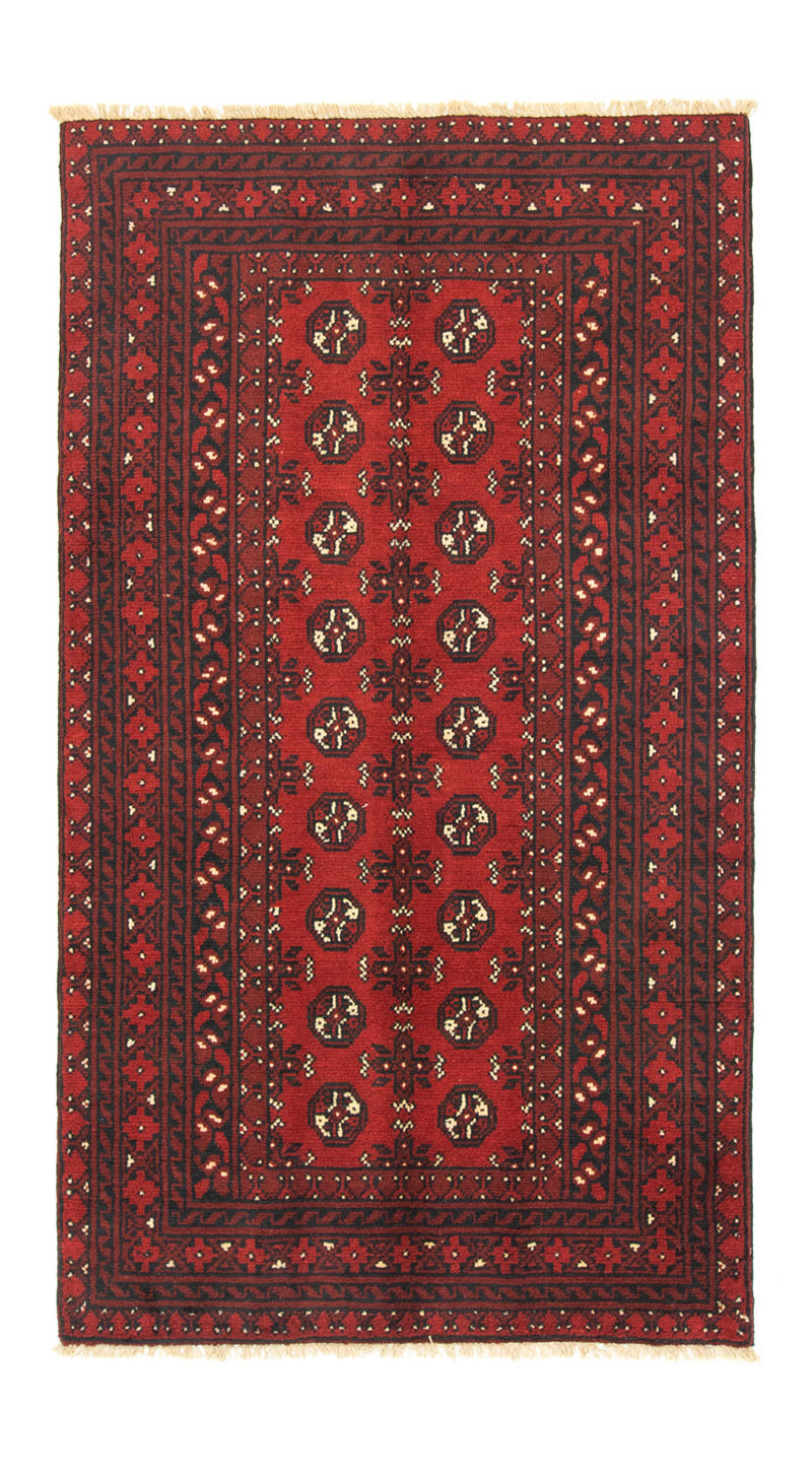 Afghan Rug - Filpa - 190 x 104 cm - red