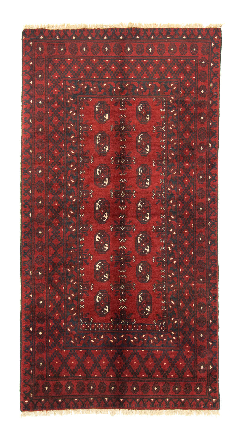 Afghan Rug - Filpa - 195 x 100 cm - red