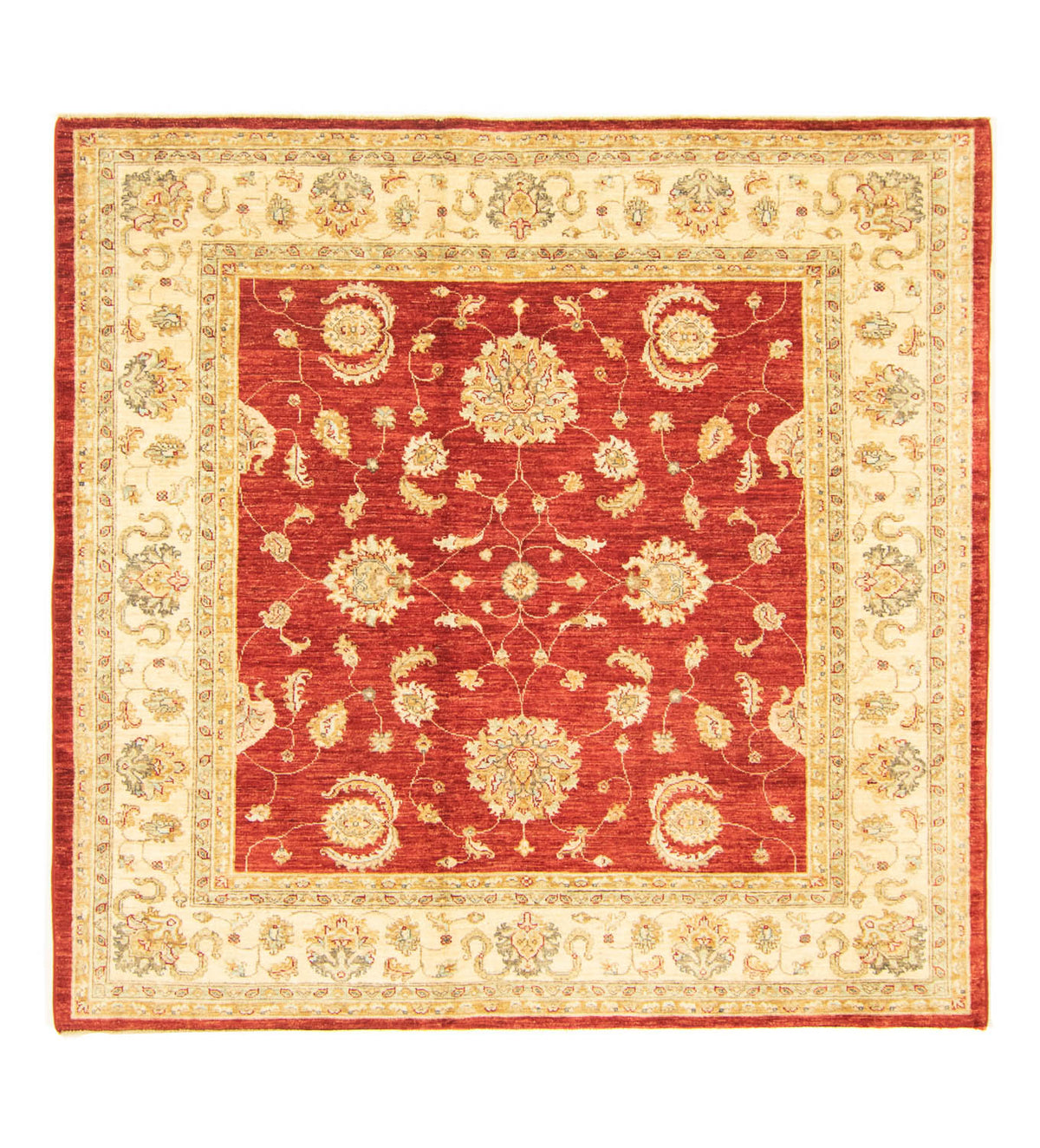 Ziegler Rug square  - 178 x 176 cm - red