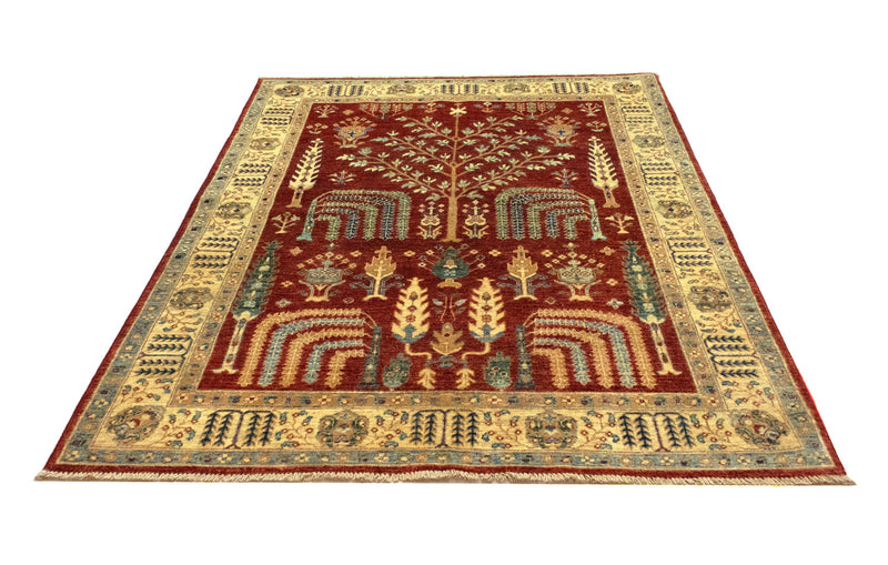 Ziegler Rug - 184 x 147 cm - red