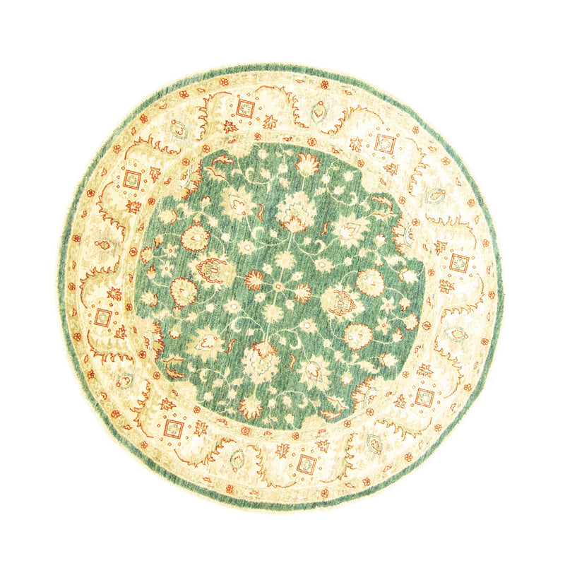 Ziegler Rug round  - 160 x 160 cm - green