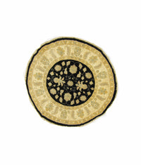 Ziegler Rug round  - 151 x 149 cm - black