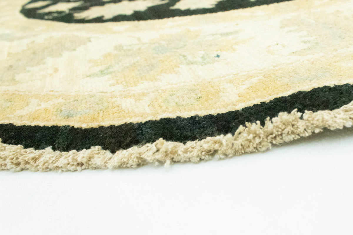 Ziegler Rug round  - 151 x 149 cm - black