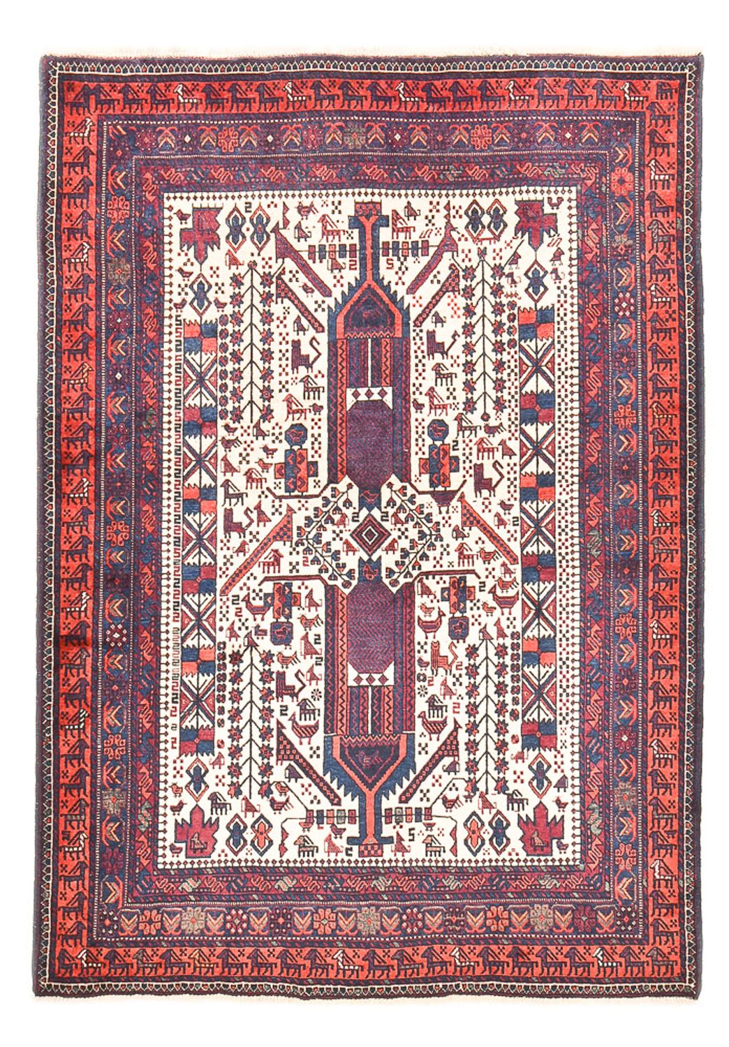Belutsch Rug - 210 x 153 cm - cream