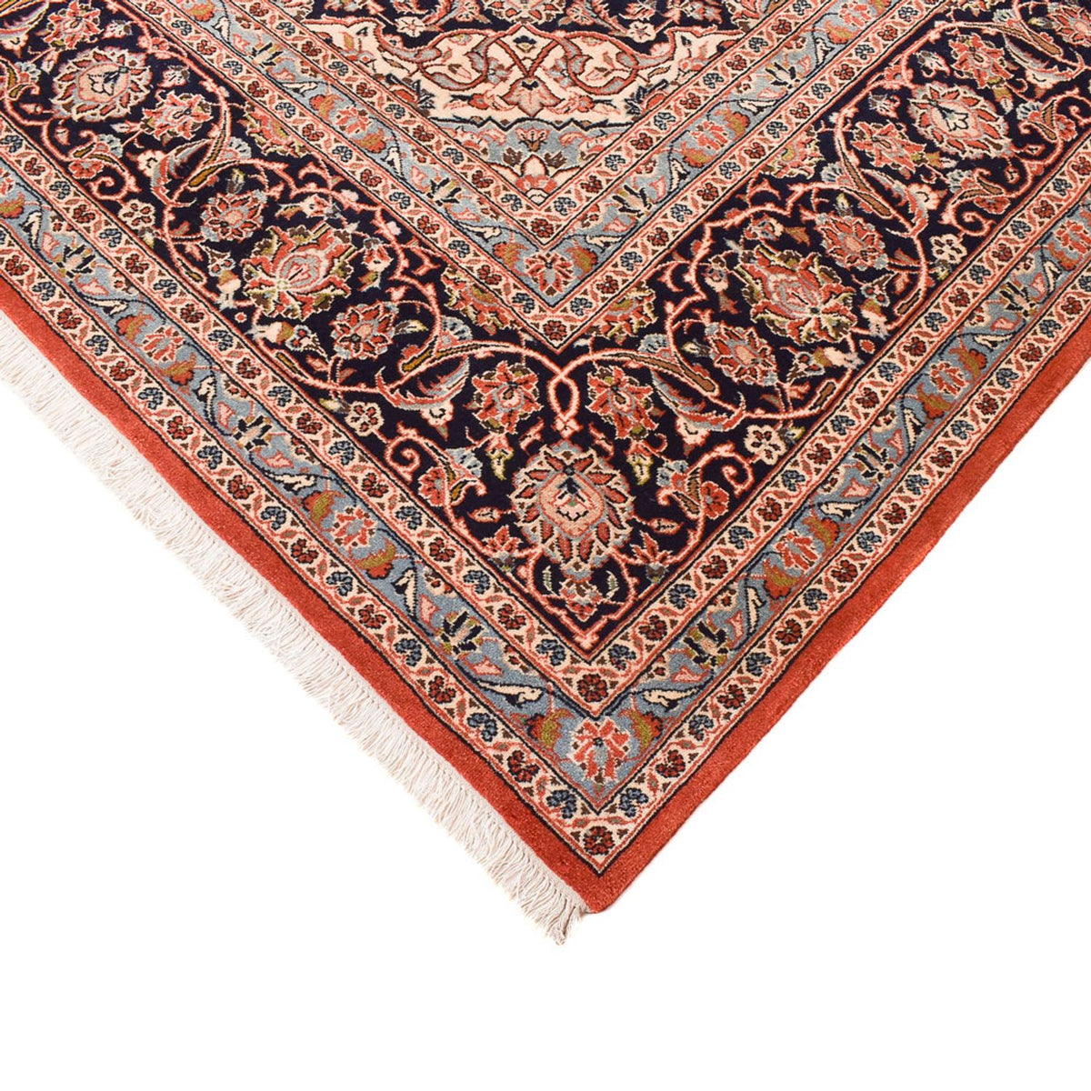 Perser Rug - Keshan - Royal - 395 x 298 cm - light red