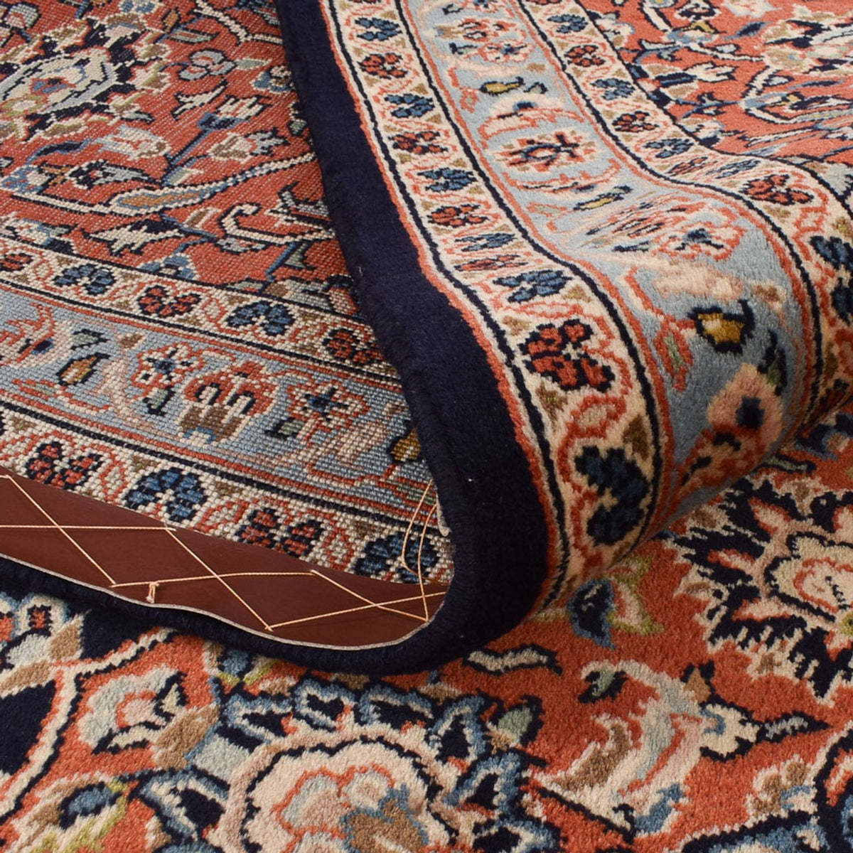 Perser Rug - Keshan - 403 x 295 cm - dark blue