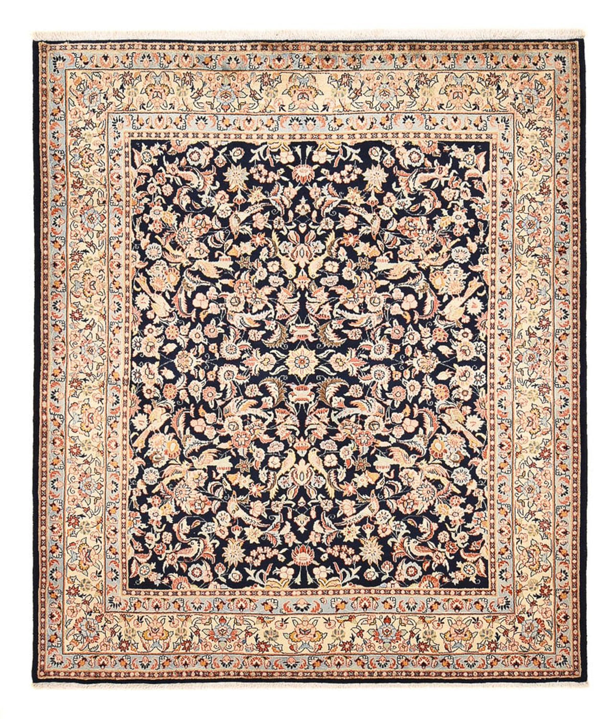 Perser Rug - Keshan - 238 x 205 cm - dark blue