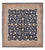 Perser Rug - Classic square  - 199 x 183 cm - dark blue