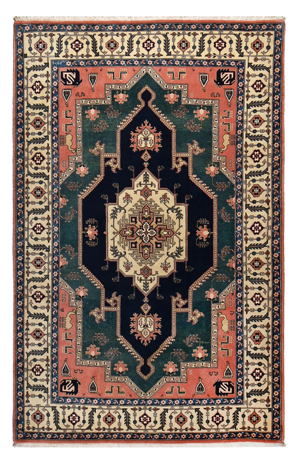 Perser Rug - Nomadic - 310 x 196 cm - light red