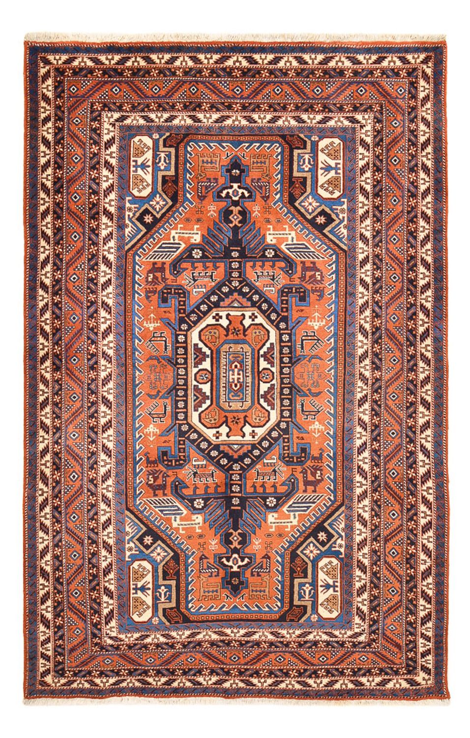 Perser Rug - Nomadic - 267 x 175 cm - rust