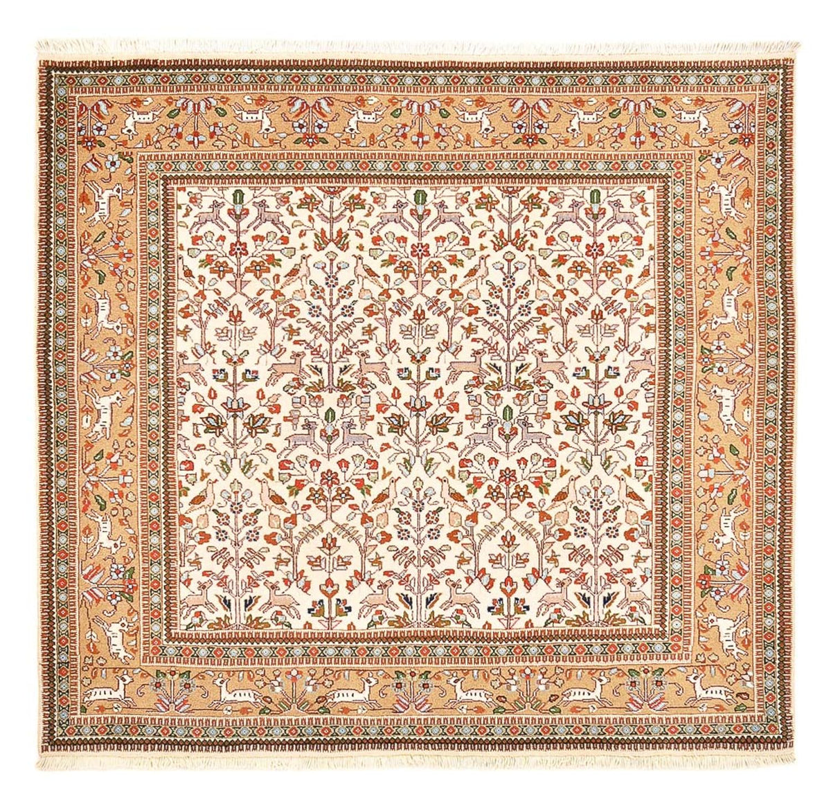 Perser Rug - Classic square  - 200 x 200 cm - cream
