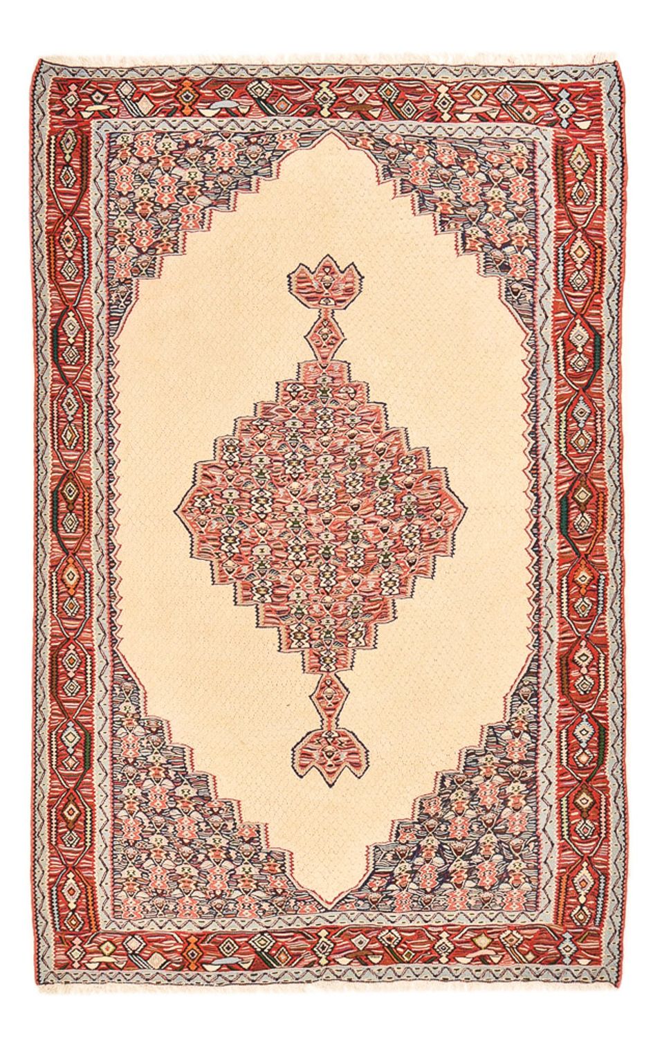 Kelim Rug - Oriental - 242 x 155 cm - beige