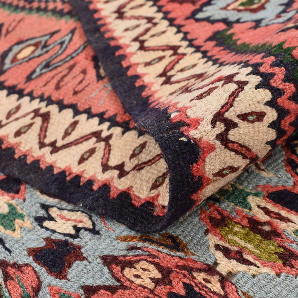 Kelim Rug - Oriental - 238 x 132 cm - dark beige