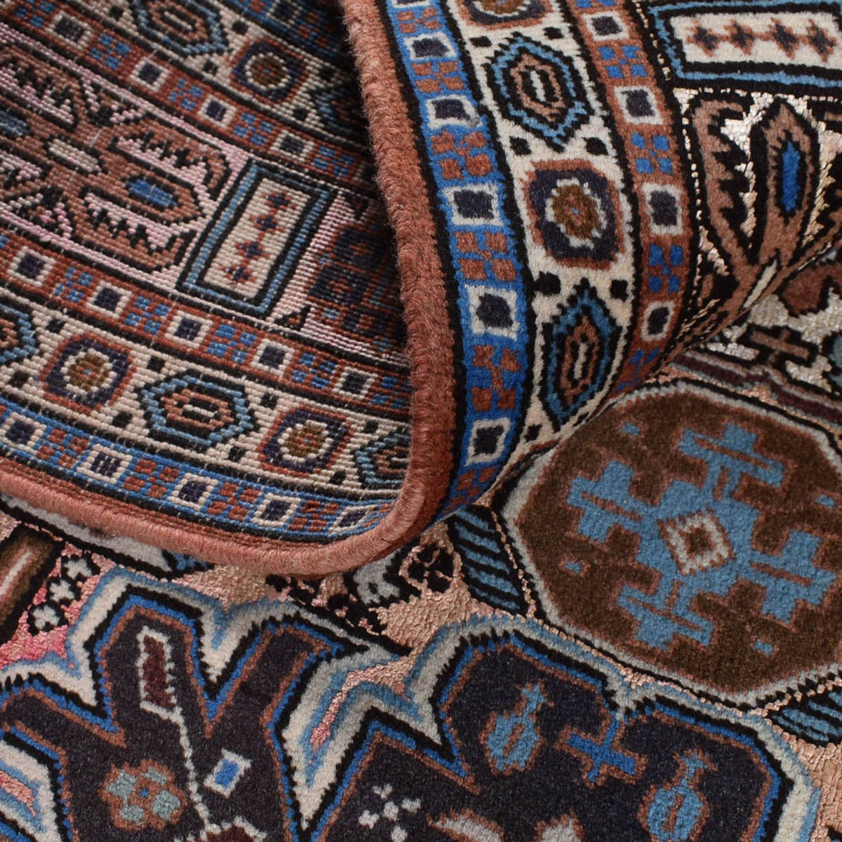 Perser Rug - Nomadic - 200 x 136 cm - dark grey