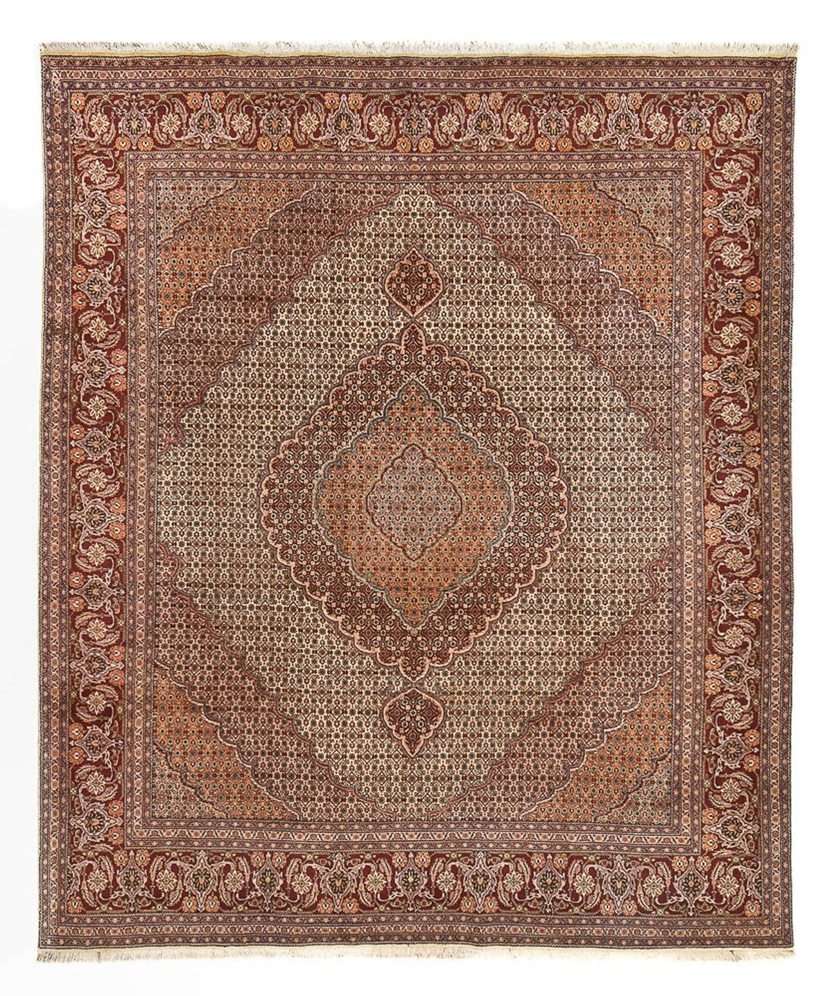 Perser Rug - Tabriz - Royal - 297 x 250 cm - brown