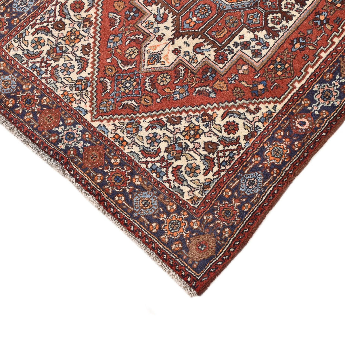Perser Rug - Nomadic - 126 x 81 cm - terracotta