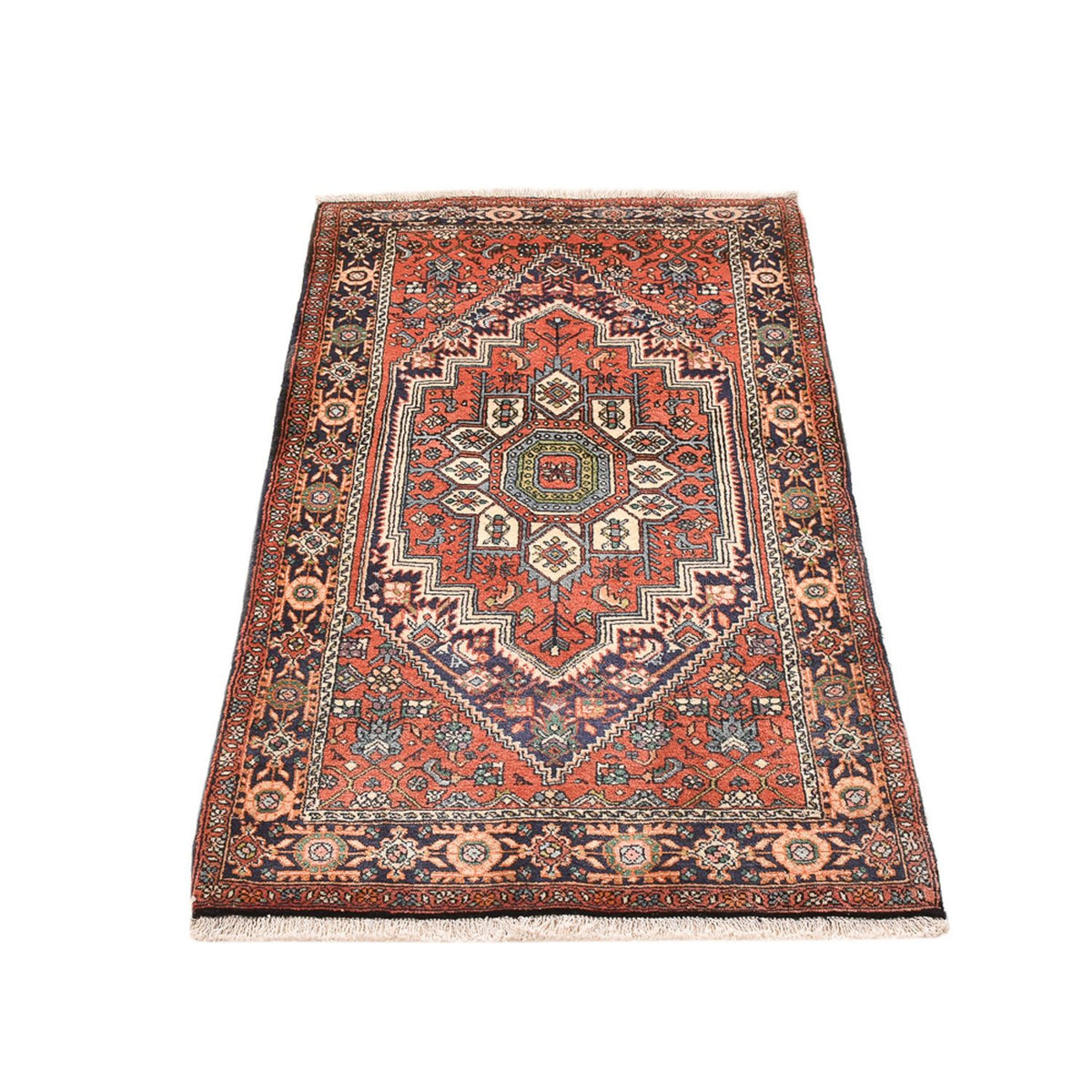 Perser Rug - Nomadic - 135 x 75 cm - terracotta