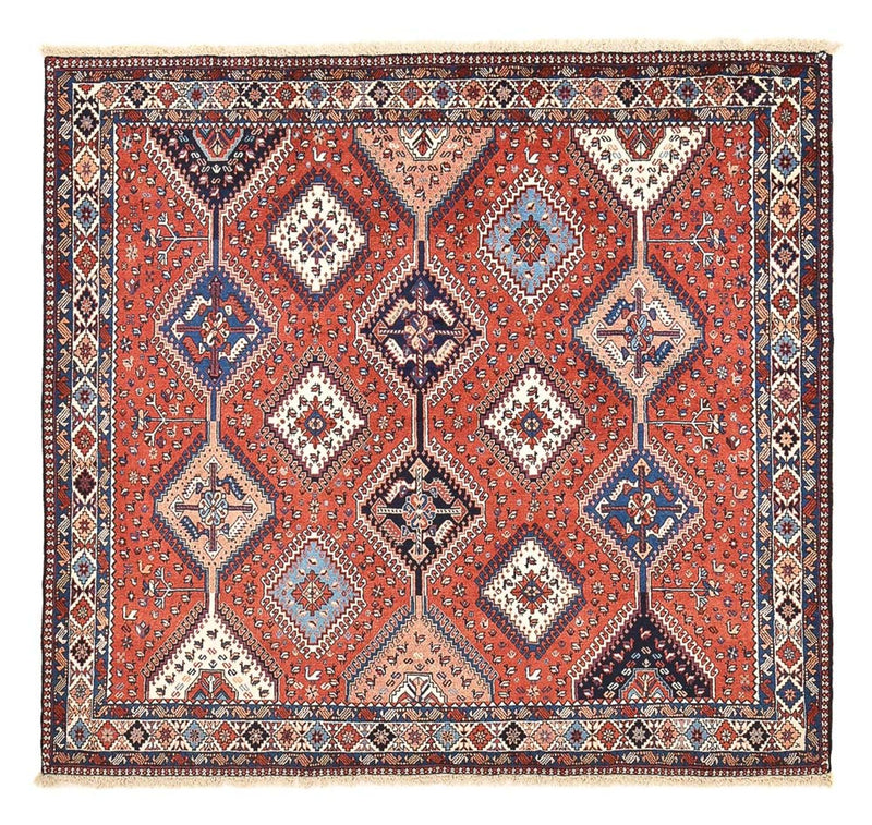 Perser Rug - Nomadic square  - 200 x 188 cm - red