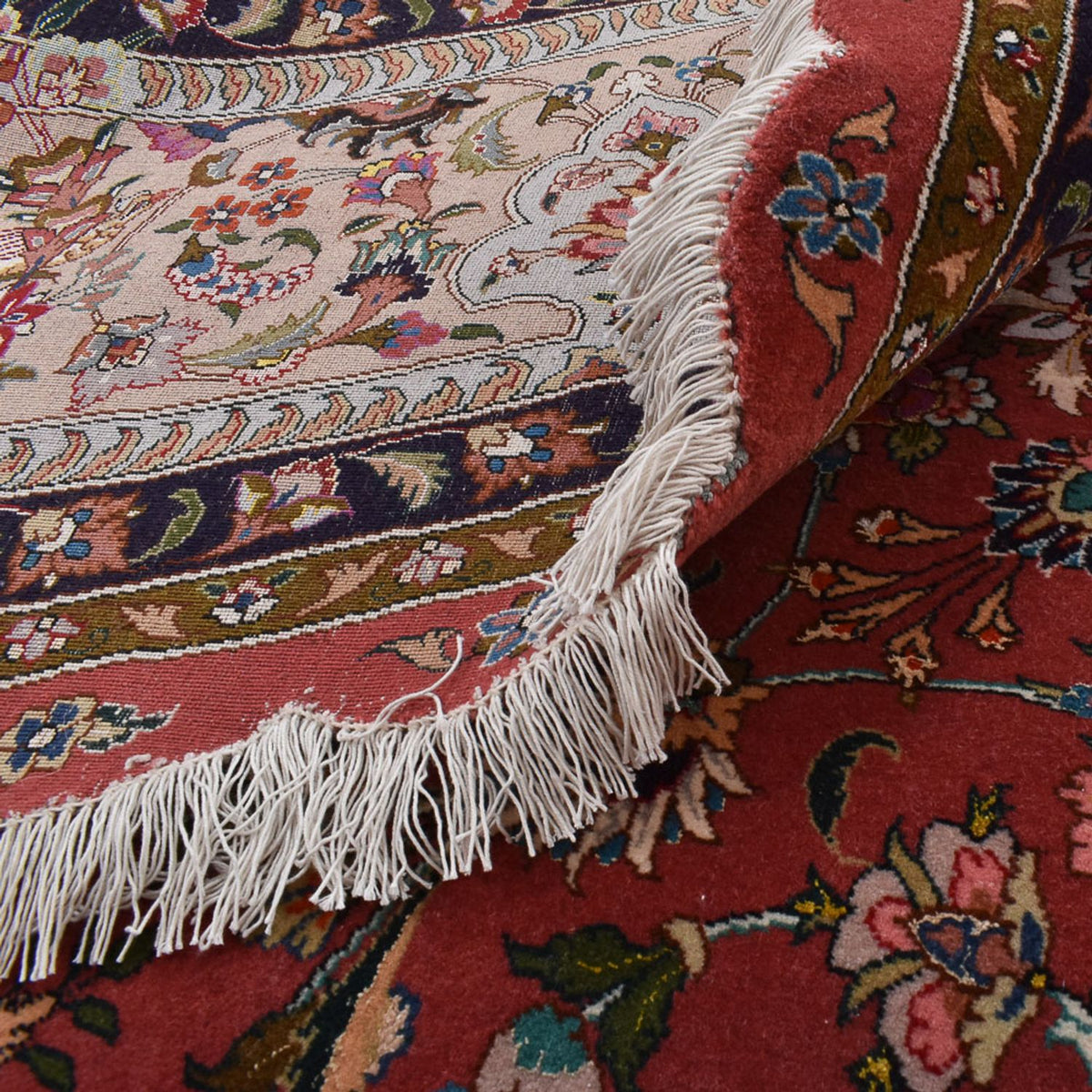 Perser Rug - Tabriz - Premium round  - 300 x 300 cm - red