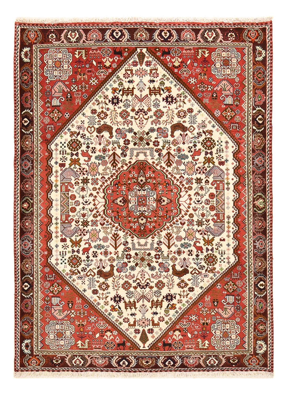 Gabbeh Rug - Kashkuli Perser - 200 x 150 cm - cream