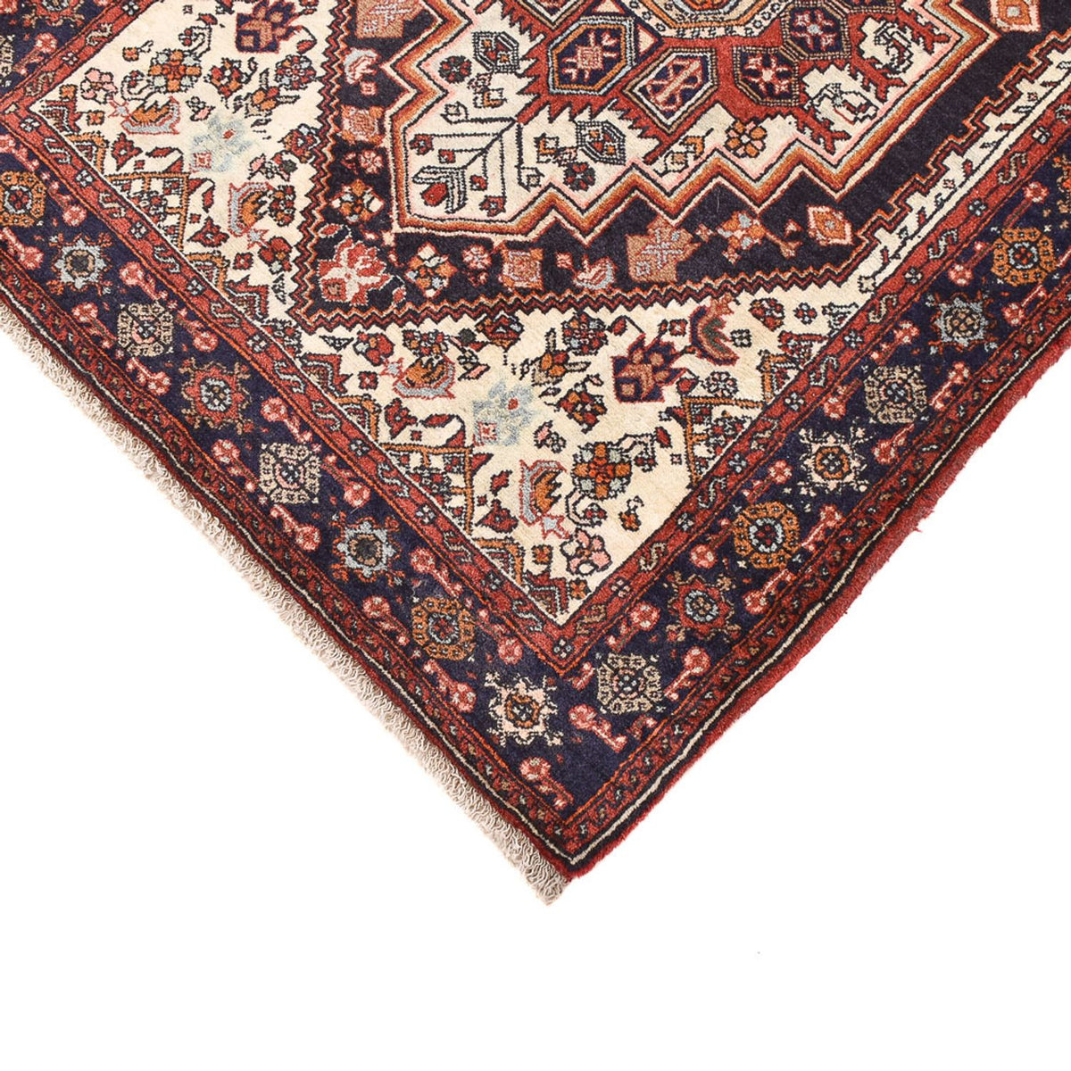 Perser Rug - Nomadic - 124 x 82 cm - terracotta