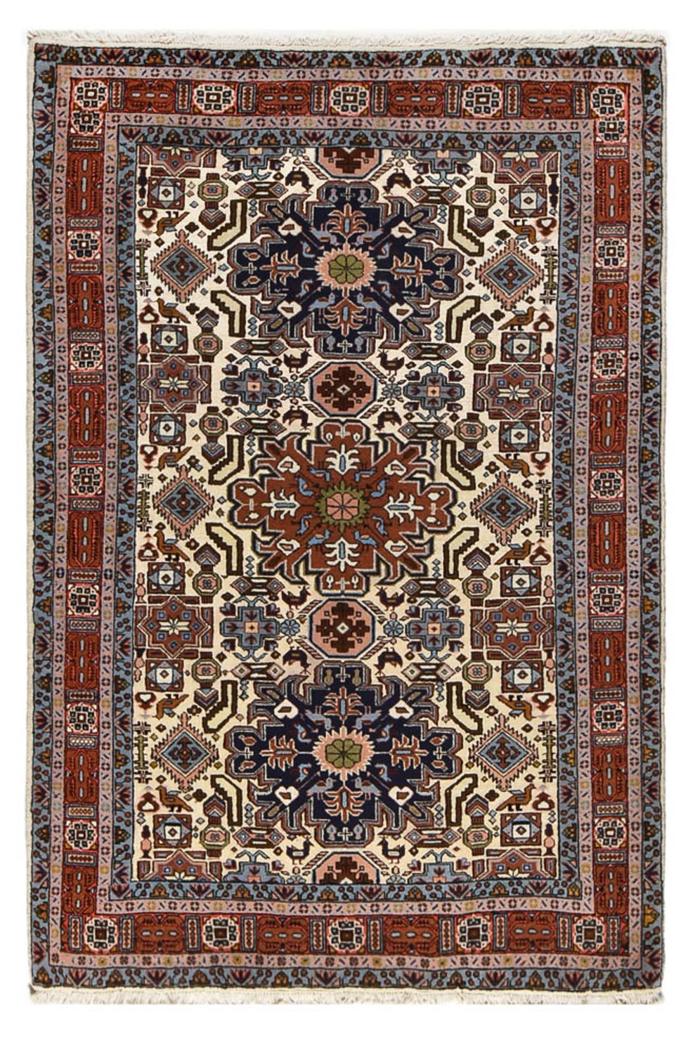 Perser Rug - Nomadic - 206 x 142 cm - multicolored