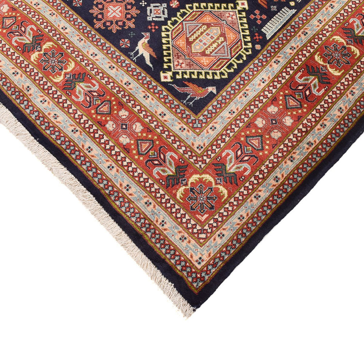 Perser Rug - Nomadic - 228 x 143 cm - dark beige