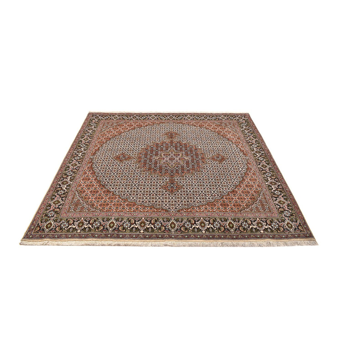 Perser Rug - Tabriz - Royal square  - 207 x 204 cm - brown