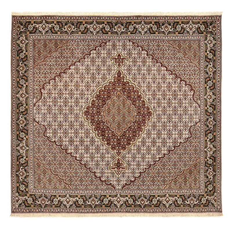Perser Rug - Tabriz - Royal square  - 202 x 196 cm - light brown