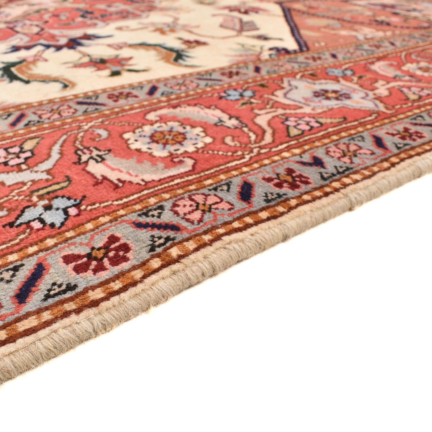 Tabriz - 40 Raj Rug 216x195cm - Persian Rugs