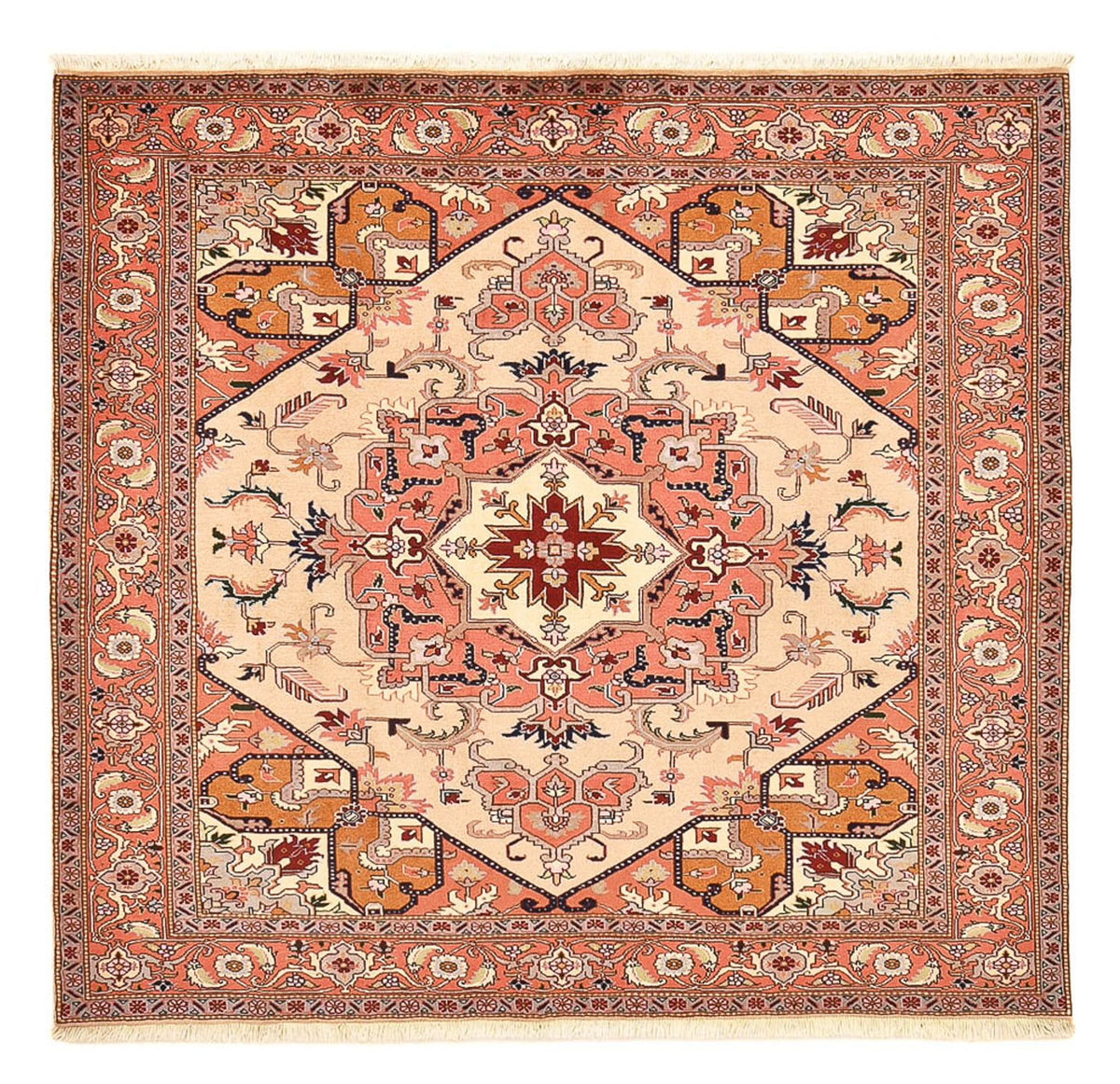 Perser Rug - Nomadic square  - 200 x 197 cm - light beige