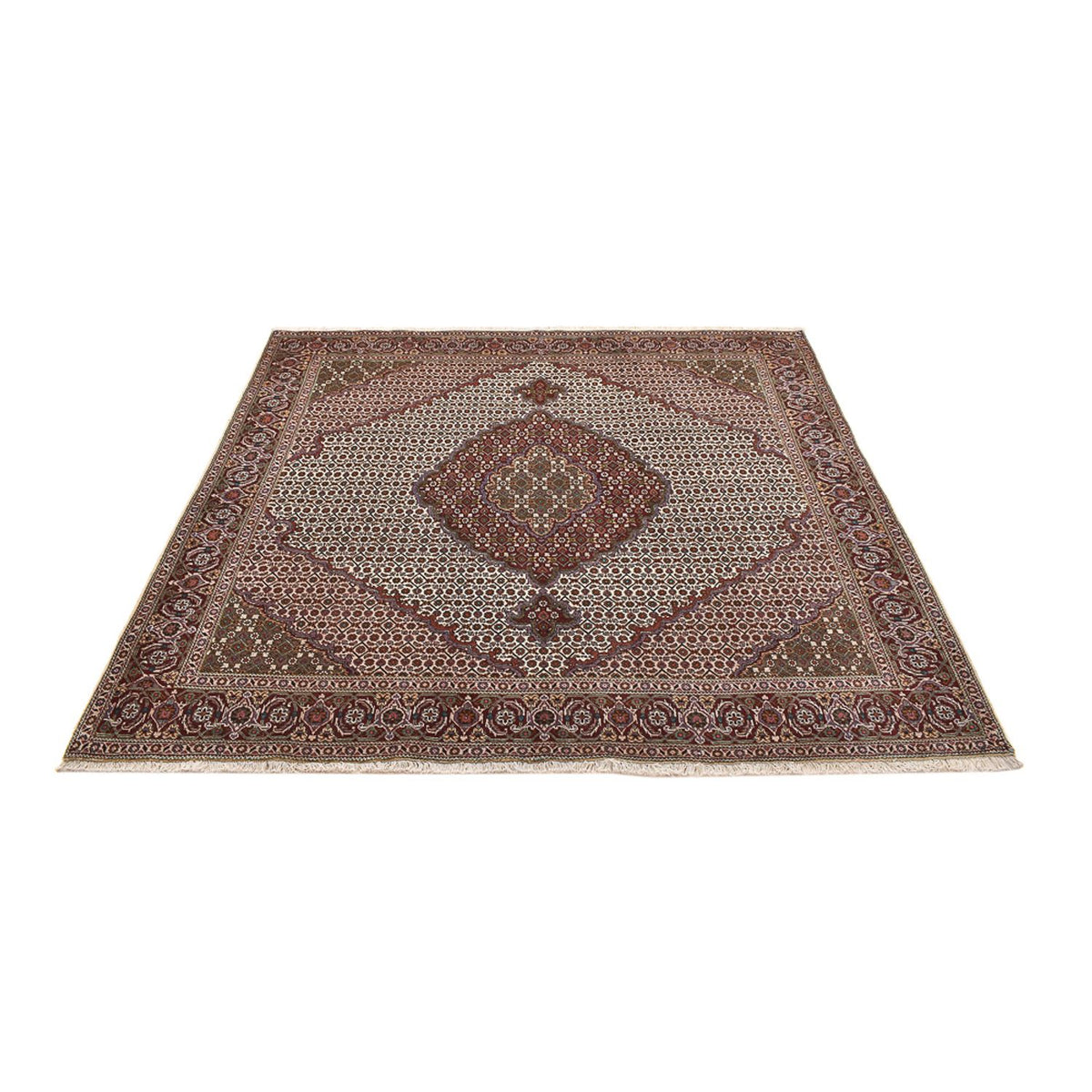 Perser Rug - Tabriz - Royal square  - 204 x 200 cm - brown